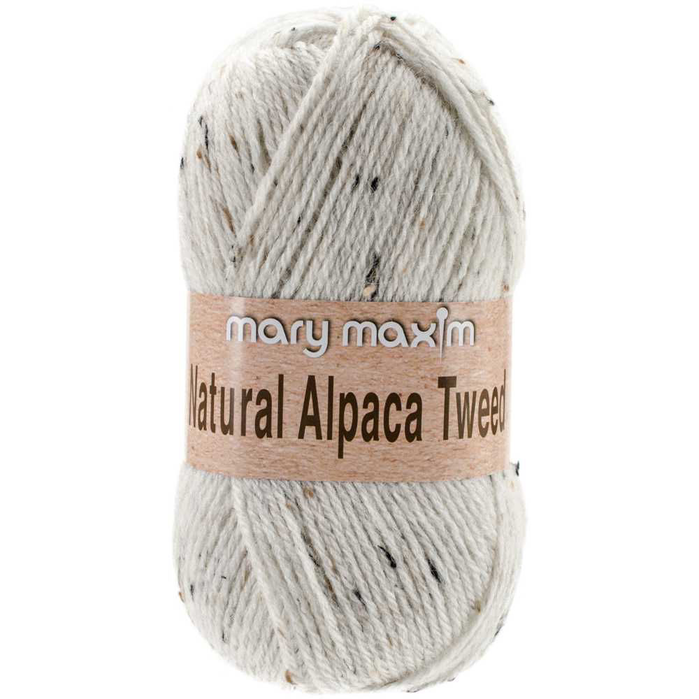 Picture of Mary Maxim Natural Alpaca Tweed Yarn, 262yards