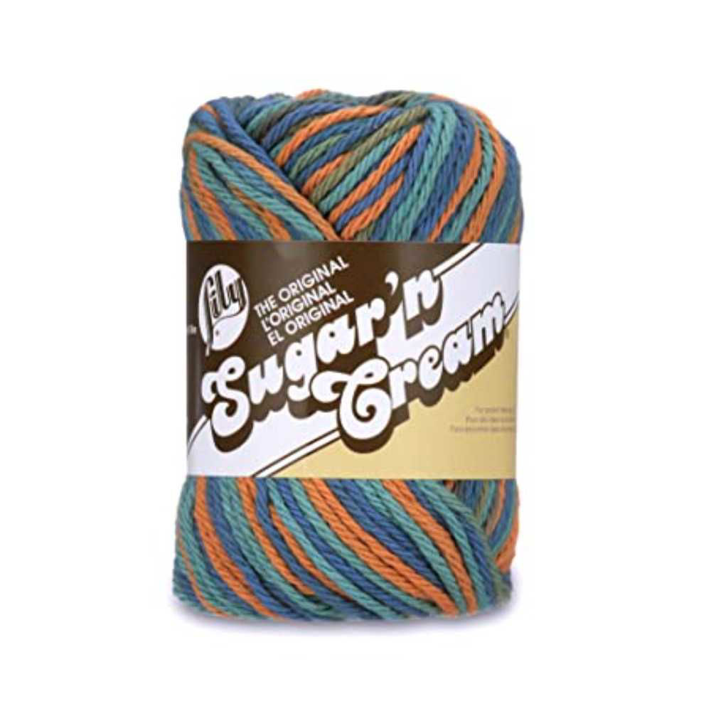 Picture of Lily The Original Sugar'n Cream Ombre Yarn, Multicolour, 95 yards