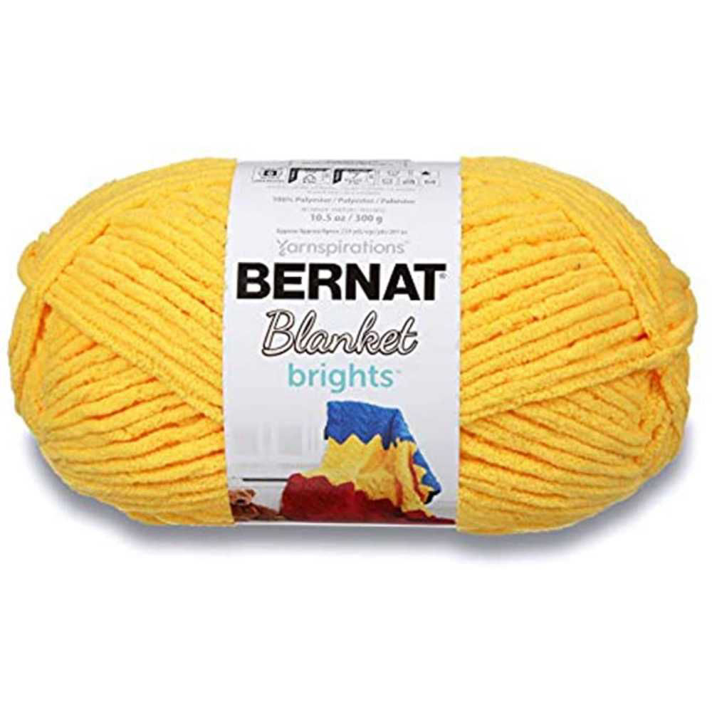 Picture of Bernat Soft Blanket Bright Yarn, Yellow, 220yards