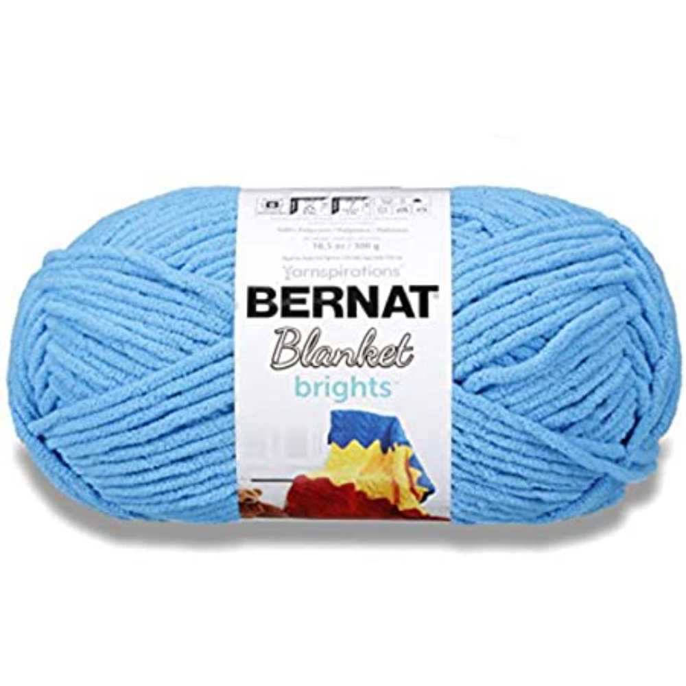 Picture of Bernat Soft Blanket Bright Yarn, Blue, 220yards