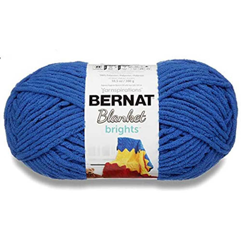 Picture of Bernat Blanket Brights Yarn, Blue, 220yards