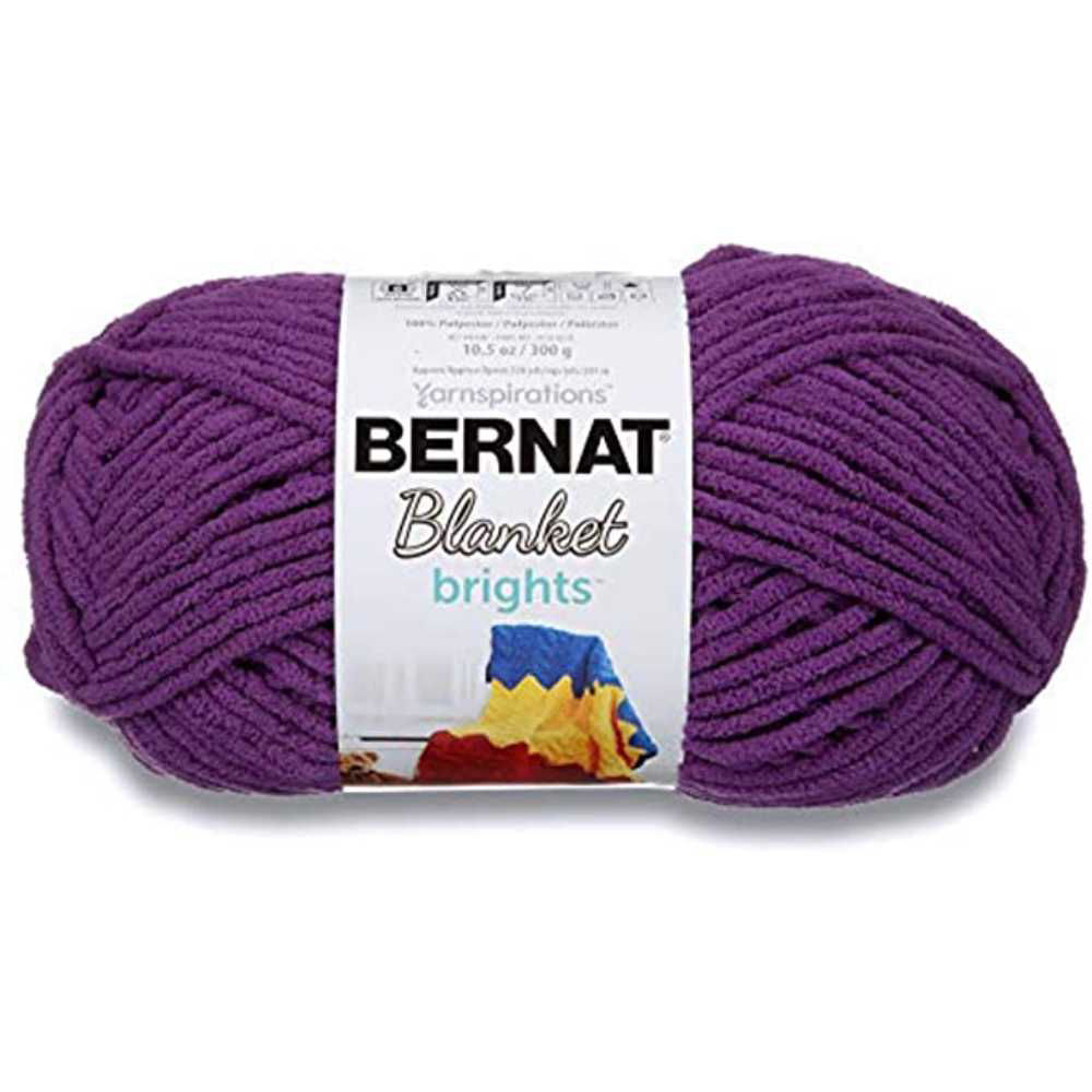 Picture of Bernat Soft Blanket Bright Yarn, Purple, 220yards