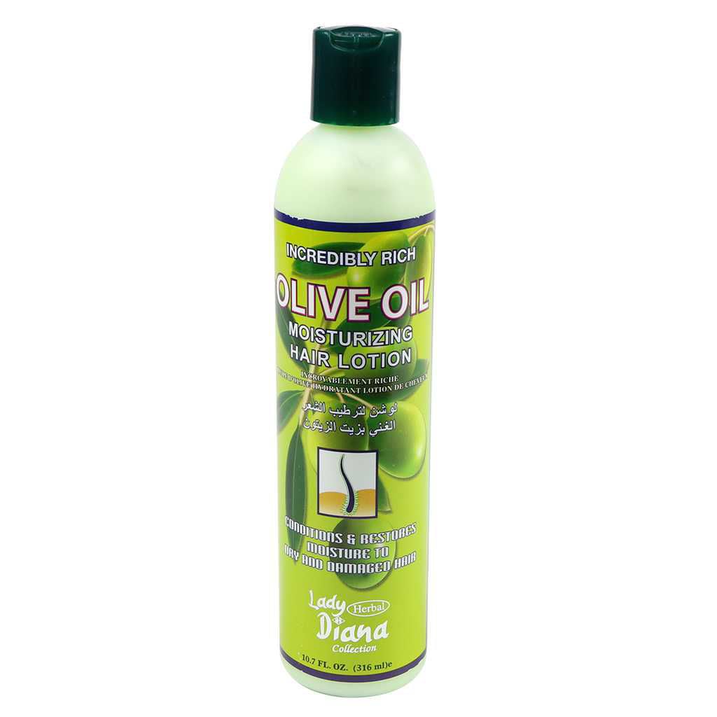 Buy Online Lady Diana Olive Oil Moisturizing Hair Lotion, 316ml in UAE