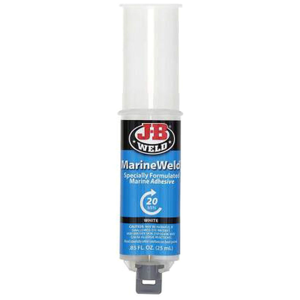 Buy Online JB Weld Marine Weld Epoxy Syringe, 3200 PSI, White in UAE