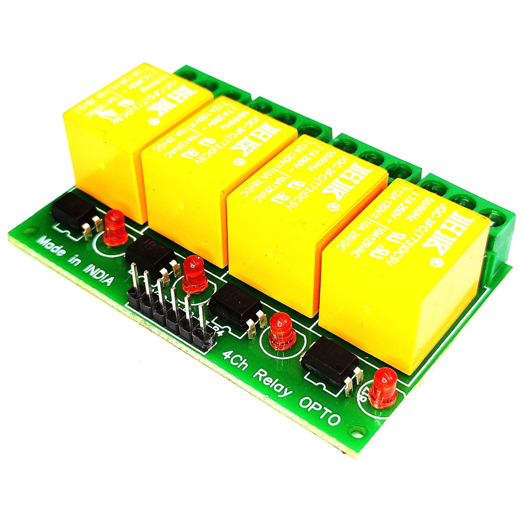 Buy Online Graylogix Relay Module With Optocoupler, 5v 4ch in UAE