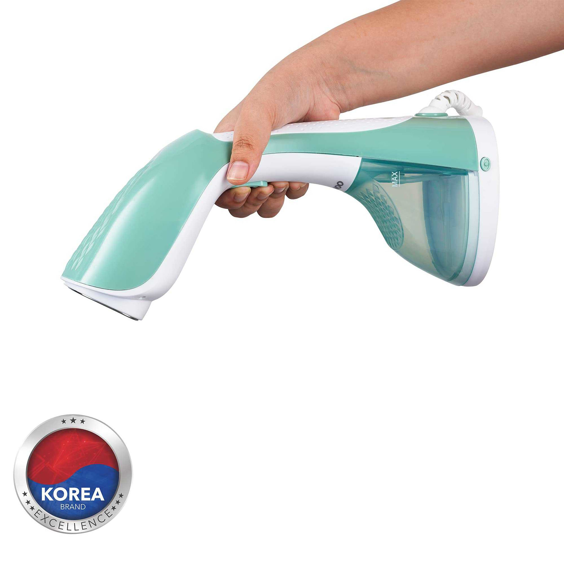 Buy Online Daewoo Handheld Portable Garment Steamer with Cloth & Lint