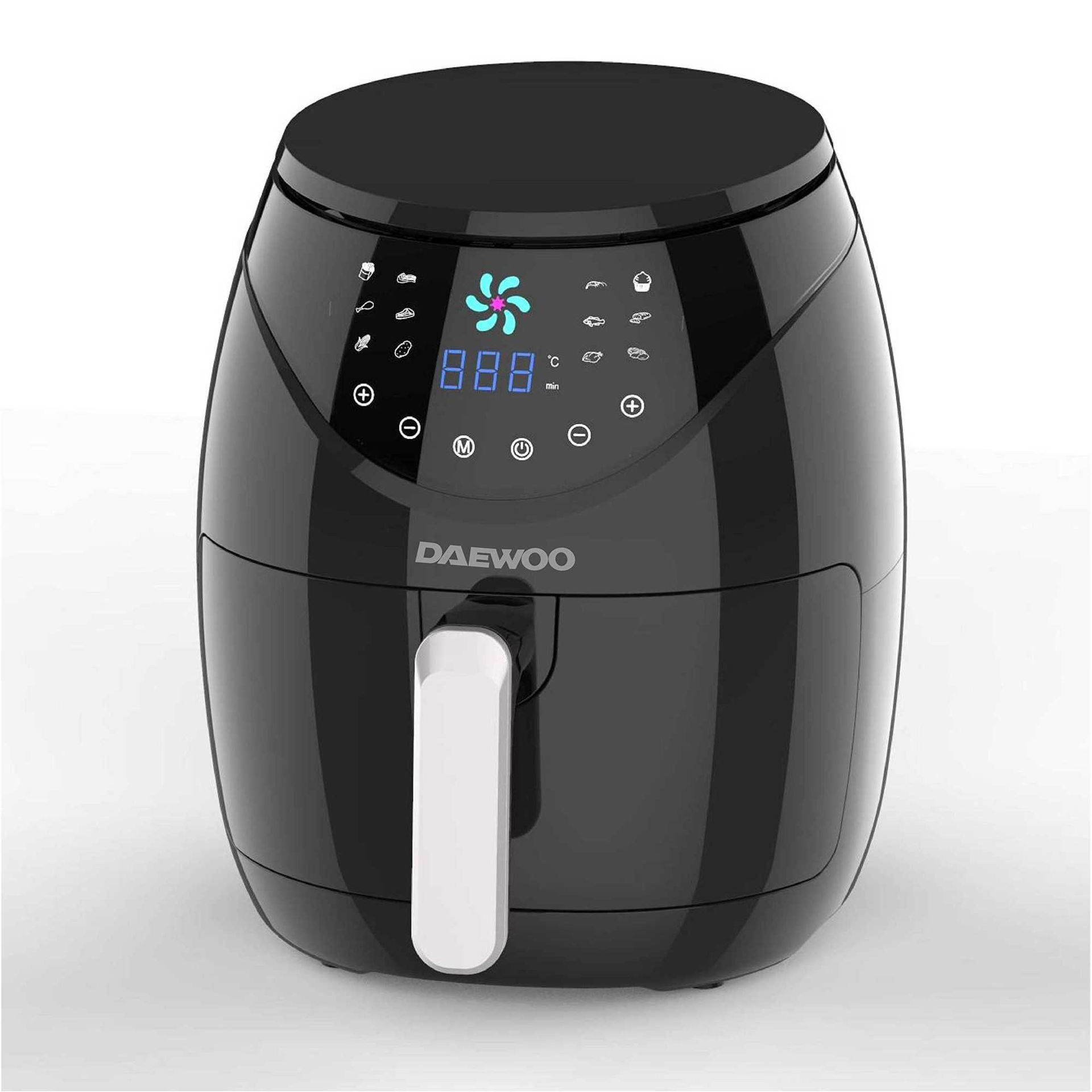 Buy Online Daewoo Digital Air Fryer, 4ltr, 1500W, Black, DAF8020 in UAE