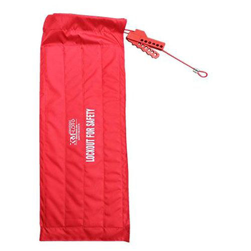 Picture of KRM Adjustable Flexible Lockout Bag, Red
