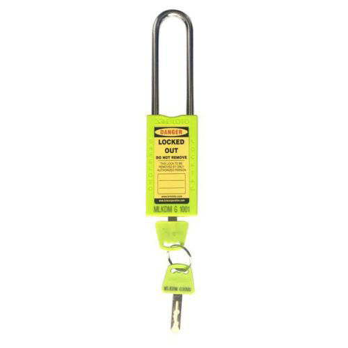 Picture of KRM Double Body Osha Safety Lock Tag Padlock with Long Metal Shackle