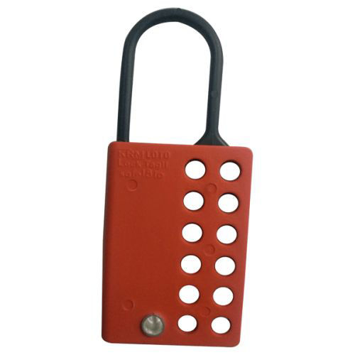 Picture of KRM Loto 10-Piece Dielectric Lockout Hasp with 12 Holes