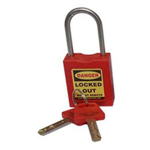 Picture of KRM Loto Osha Safety Thin Shackle Padlock 304 Grade Differ Key, 4.7 mm