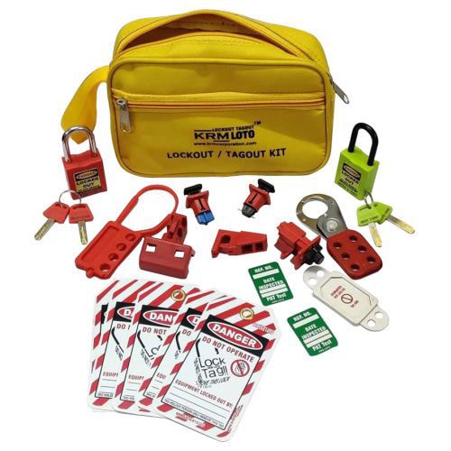 Buy Online KRM Loto Osha Lockout Tagout CBL Kit In UAE | Dubuy.com