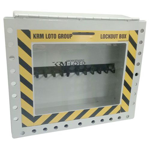 Picture of KRM Loto Unique Group Lockout Box with 27 Holes without Material