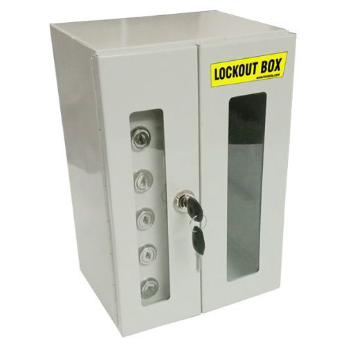 Buy Online KRM Loto Double Door Group Lockout Tagout Box in UAE