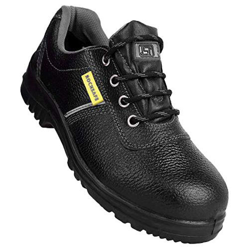 Picture of Rocksafe Super Leather Single Density PU Molded Safety Shoes, Black
