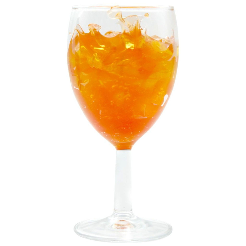 Picture of Wine Glass Decorative Gel Filled Candle