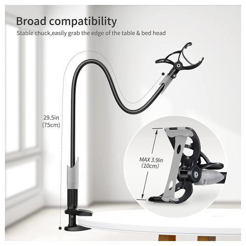 Buy Online Saiji Hands Free Universal Clamp Gooseneck Flexible Phone