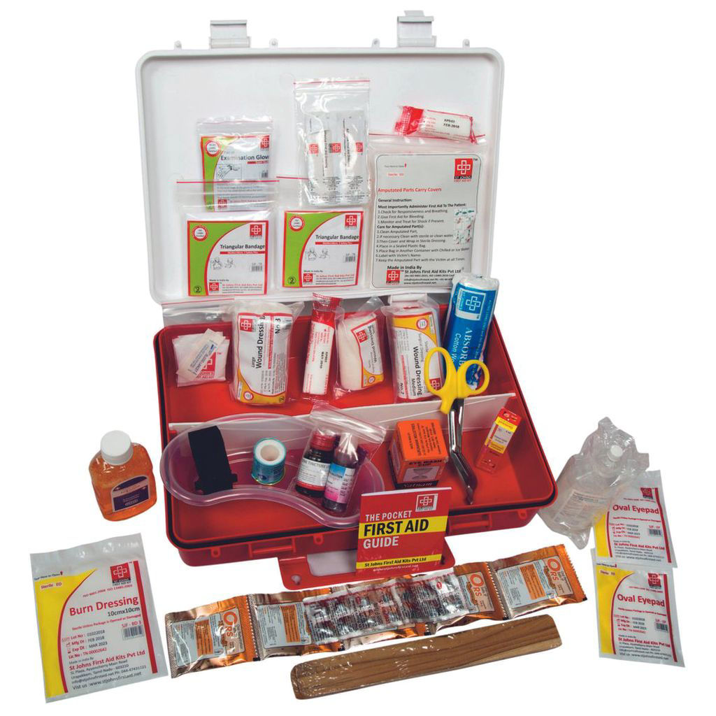 Buy Online St Johns First Aid Workplace First Aid Kit with Plastic Box