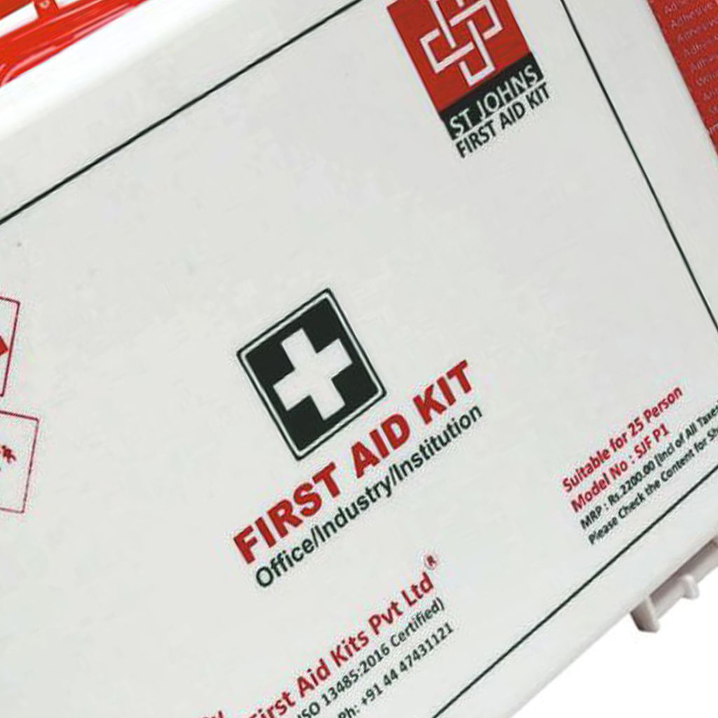 Buy Online St Johns First Aid Workplace First Aid Kit with Plastic Box