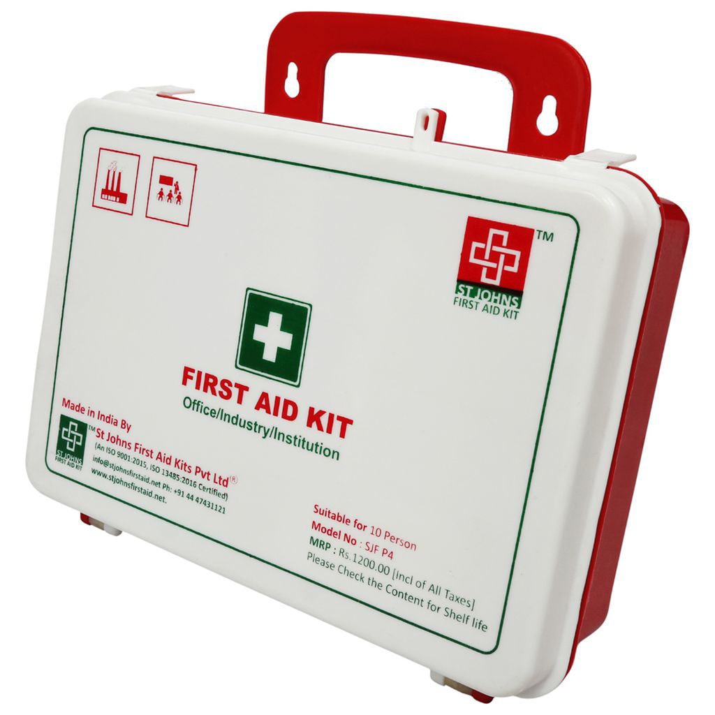 Buy Online St Johns First Aid Workplace First Aid Kit With Plastic Box ...