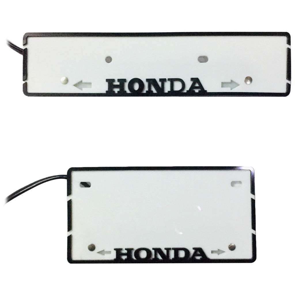 Buy Online LED Number Plates With Indicator Light for Honda Activa
