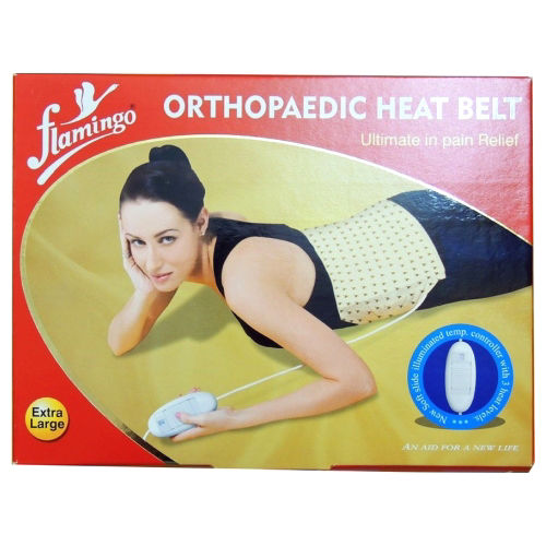 Buy Online Flamingo Heating Belt Heating Pad, White in UAE
