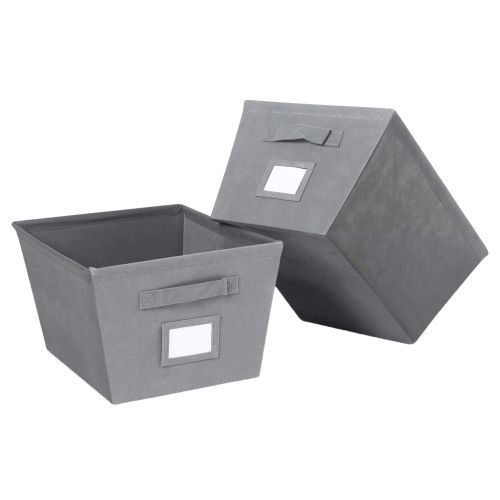 Picture of Double R Bags Storage Bins, With Dual Handles, Pack of 2