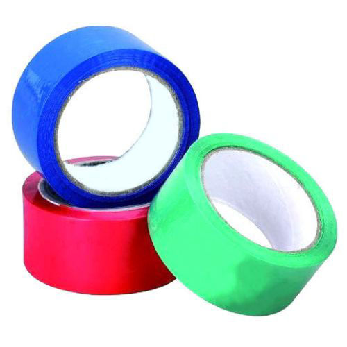 Picture of Triveni Tripple Colour Adhesive Tape, 100 m, Pack of 32