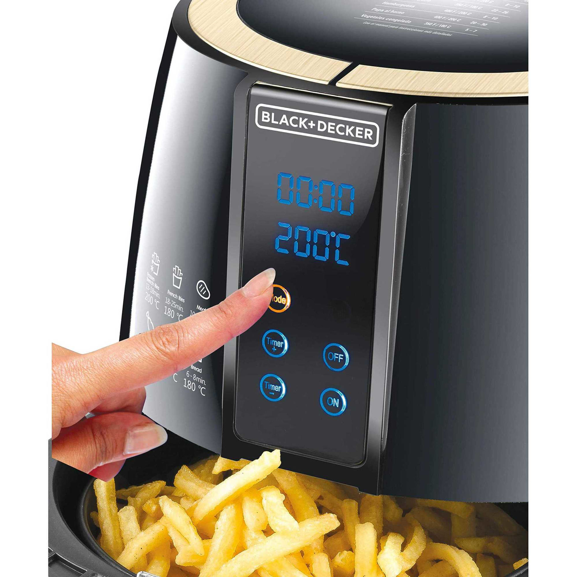 Buy Online Black & Decker 4 Liter Performance Range Digital Air Fryer