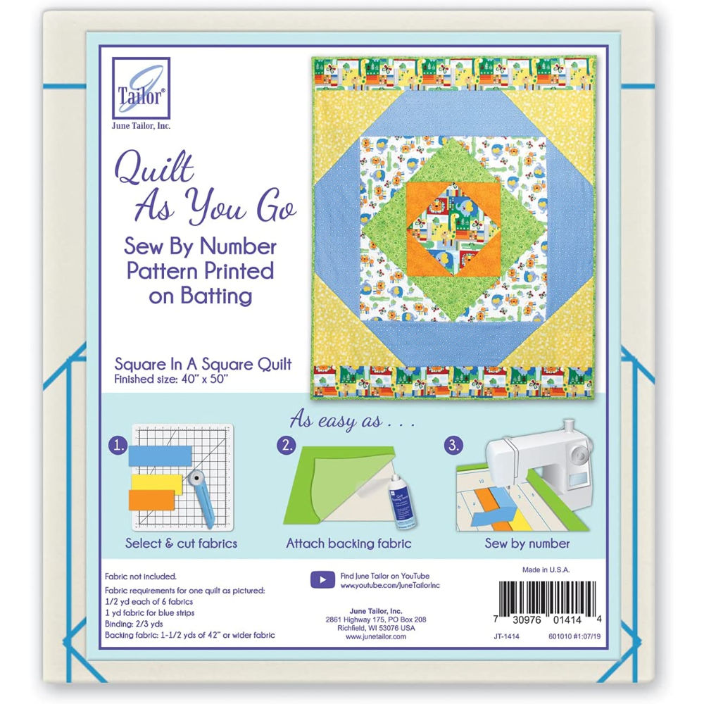 Buy Online June Tailor Quilt As You Go Express Square in a Square