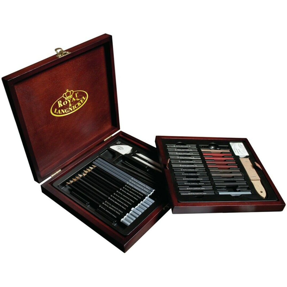 Buy Online Royal and Langnickel Essentials Sketching Pencil Box Set