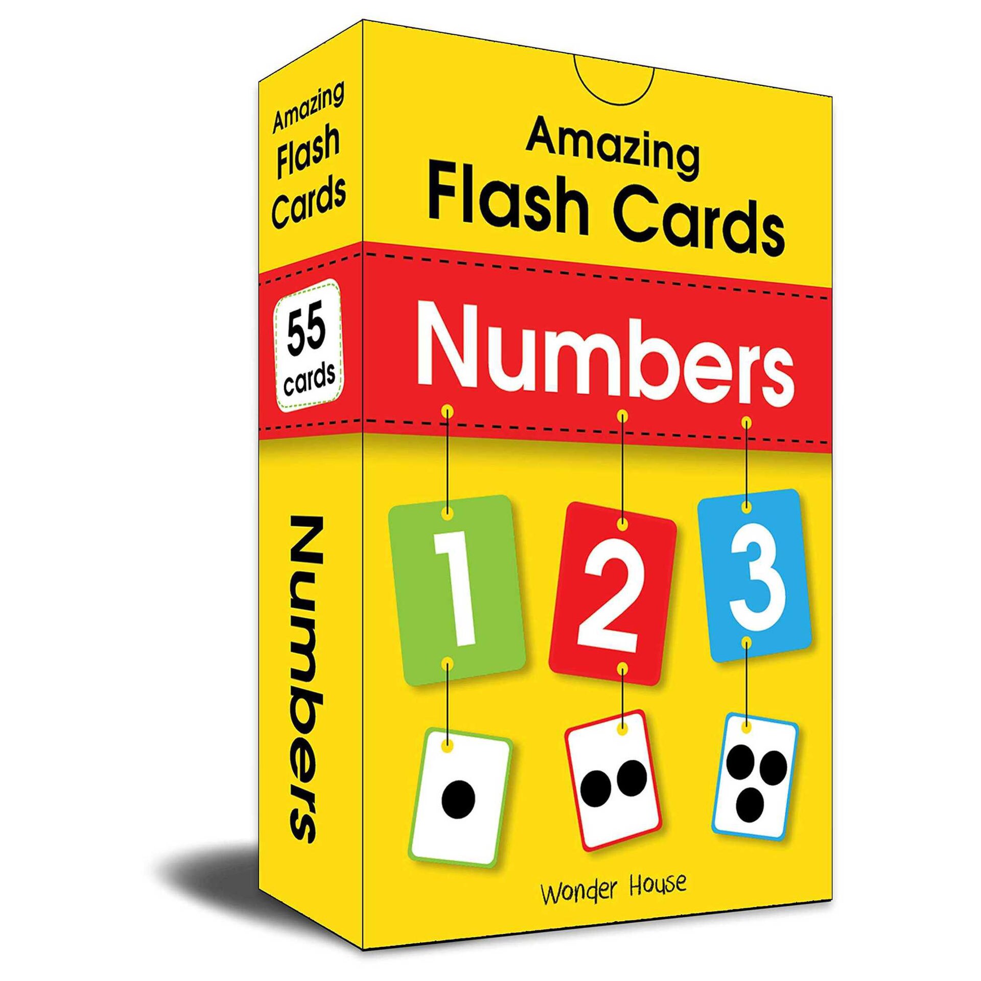 Buy Online Amazing Flash Cards Numbers, 55 Cards in UAE | Dubuy.com