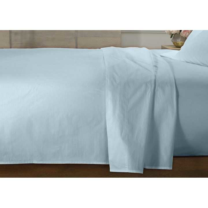 Picture of Cotton Home Supersoft Single Flat Bed Sheet - Carton of 150 Pcs