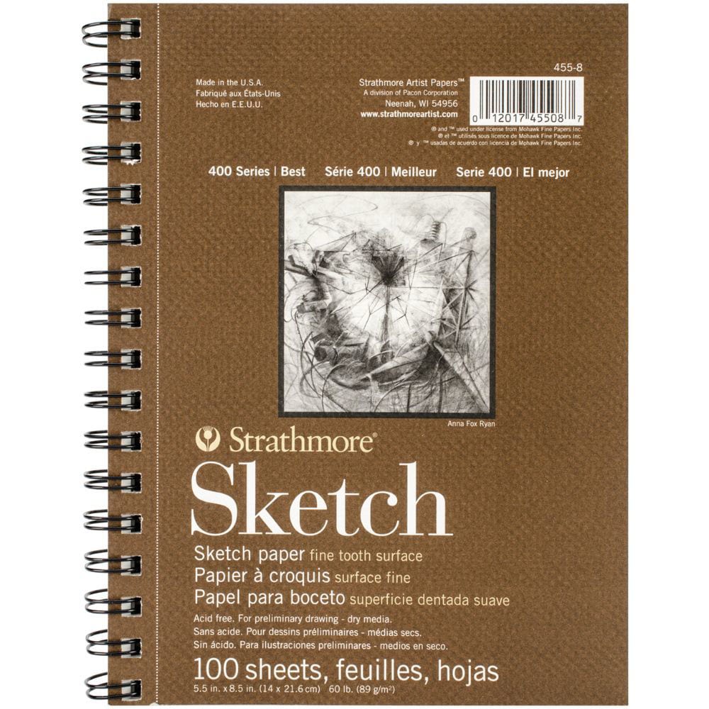 Buy Online Strathmore Sketch Spiral Paper Pad, 5.5x8.5