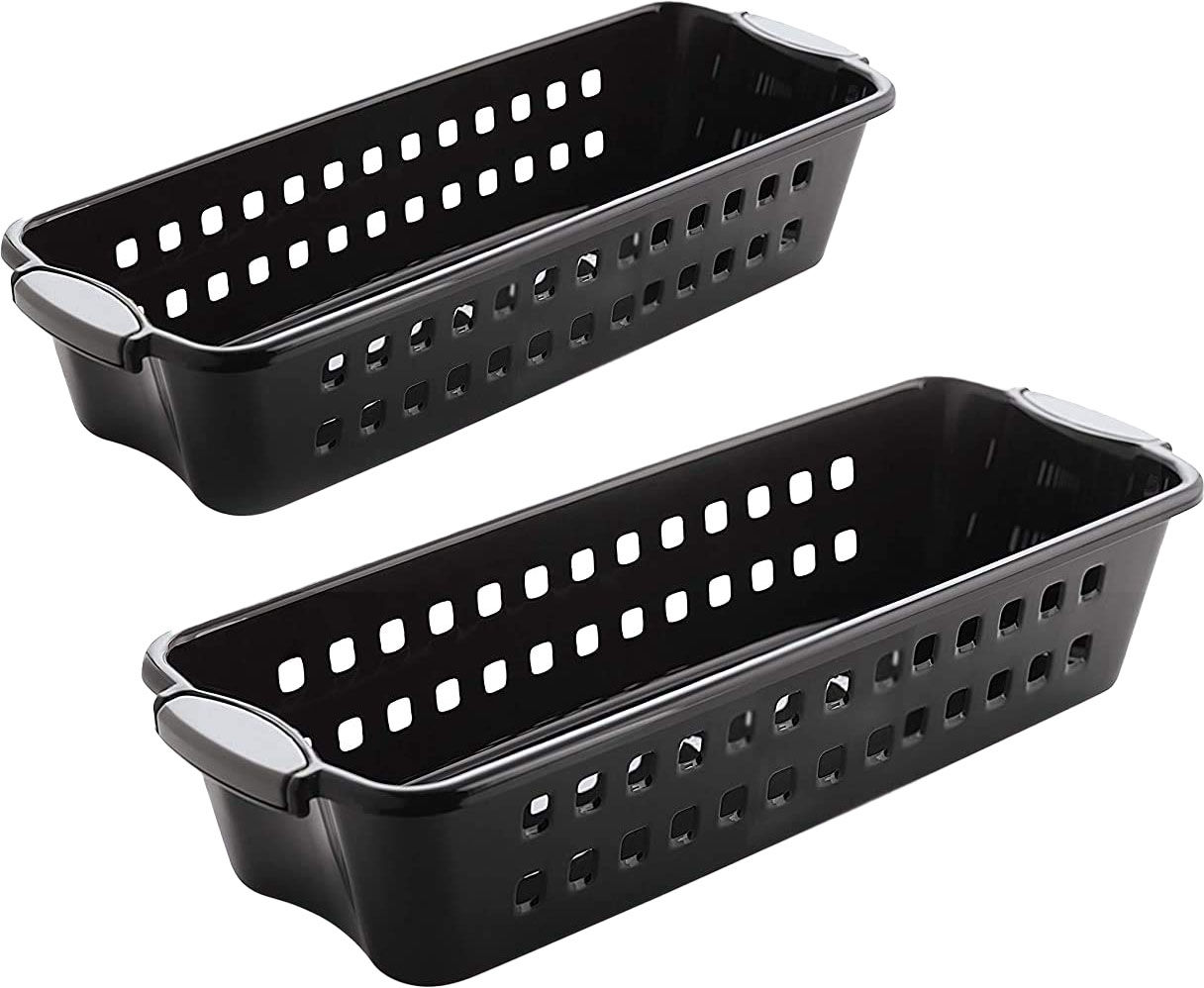 Buy Online Hridaan Plastic Shelf Basket Rack, Medium/Large Set in UAE ...