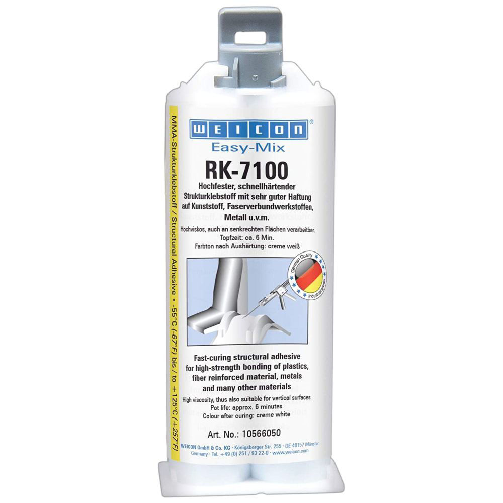 Picture of Weicon Rk - 7100 Easy Mix Structural Acrylic Adhesive, 50 Gm