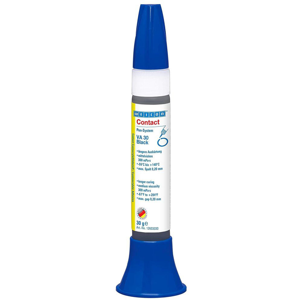 Picture of Weicon Contact Black Cyanoacrylate Adhesive, Va 30