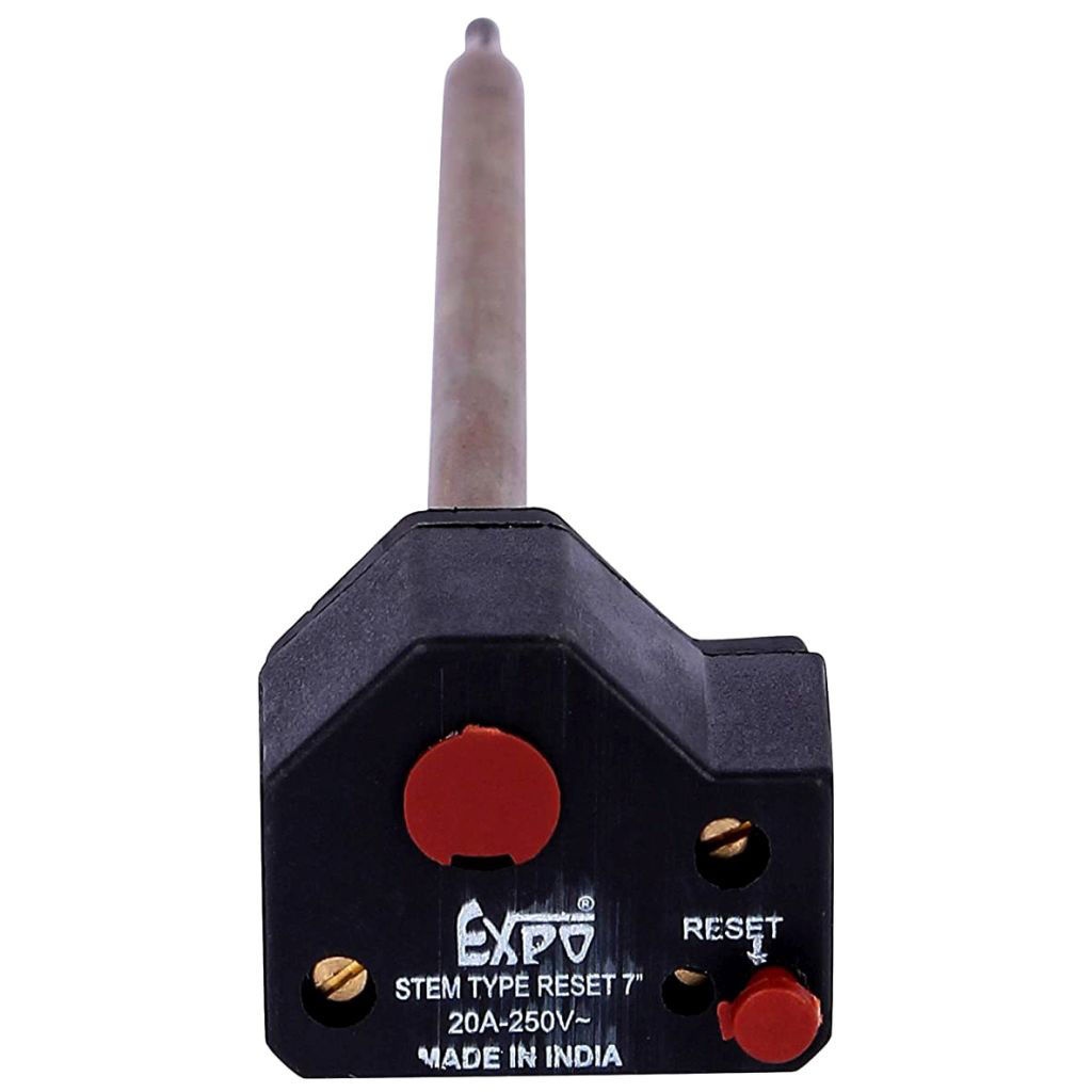 Picture of Expo Electric Water Heater Geyser Reset, Black