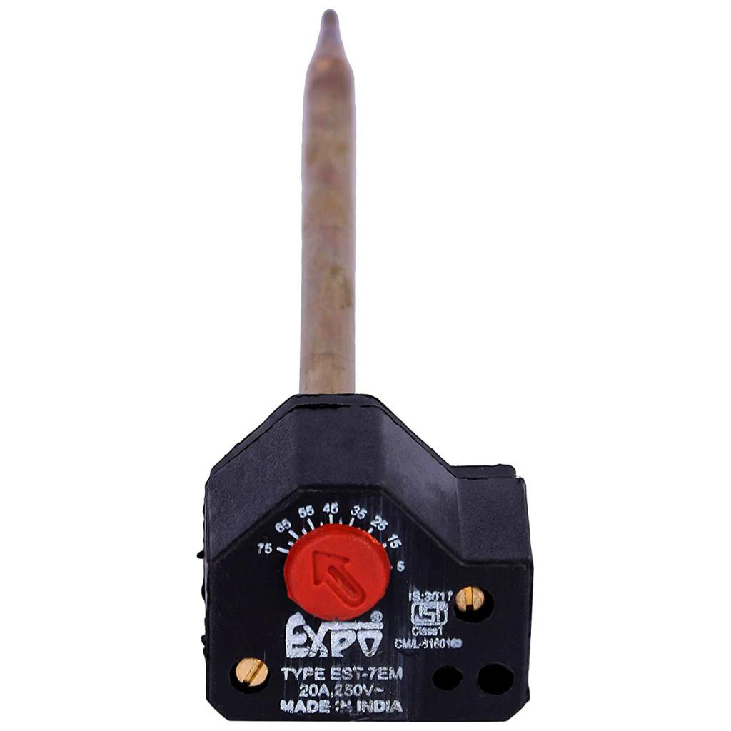 Picture of Expo Electric Water Heater Geyser Thermostat, Black