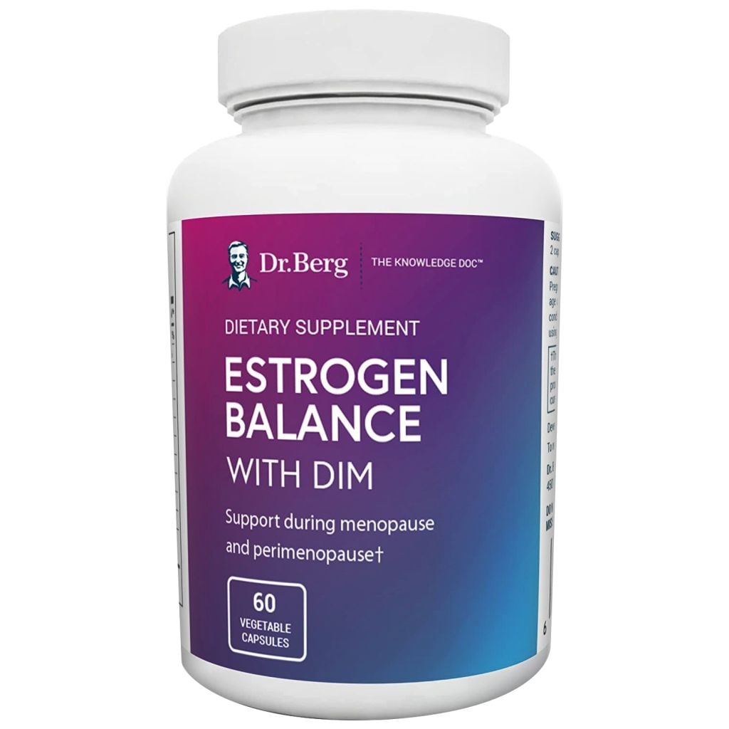 Buy Online Dr. Berg's Estrogen Balance with DIM Diindolylmethane ...