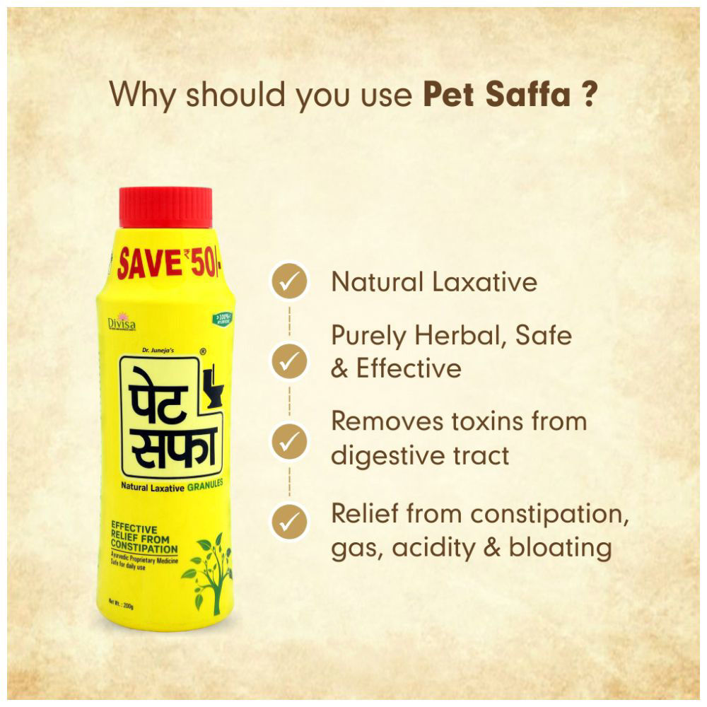 Buy Online Pet Saffa Natural Laxative Granules 200 Gm In UAE Dubuy