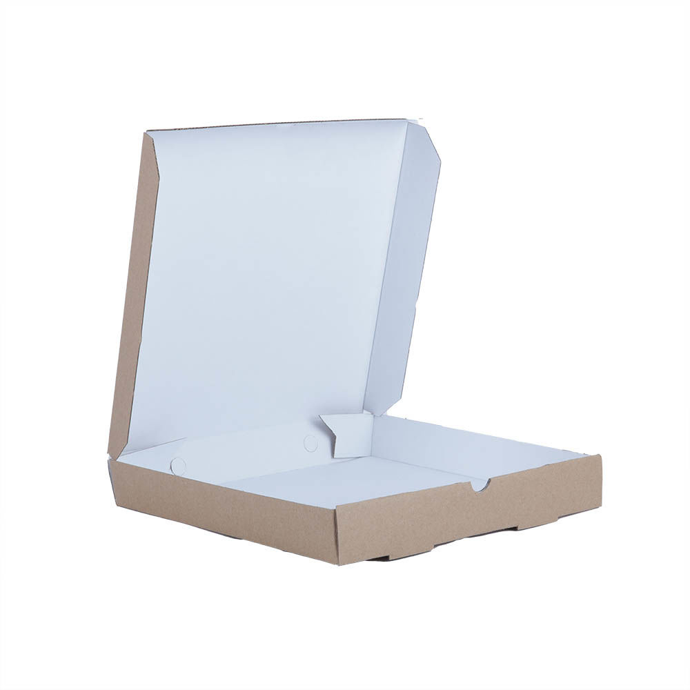 Picture of Paper Glotify Square Carboard Flat Pizza Box, Brown 
