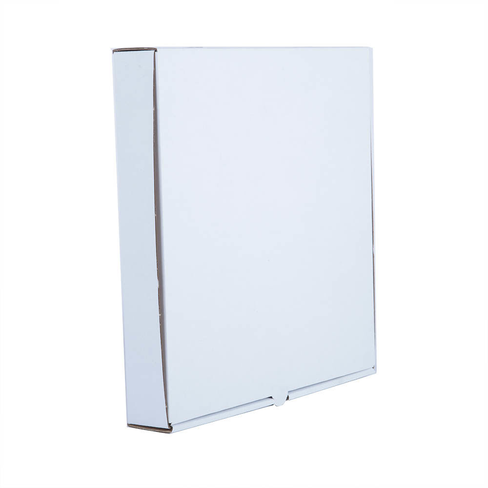 Picture of Paper Glotify Square Carboard Flat Pizza Box, White 