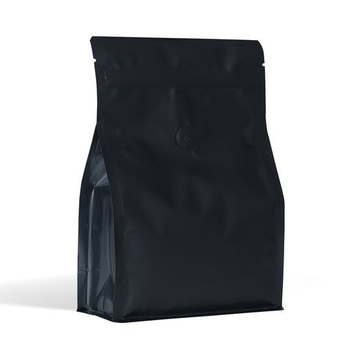 Picture of Flat Bottom Pouch With Zipper, Matt Black, Carton Of 500 Pcs