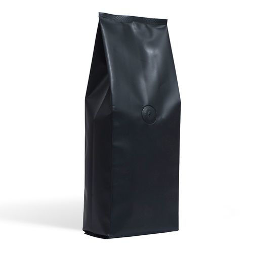 Picture of Central Seal Side Gusset Pouches With Valve, Matt Black, Carton Of 500 Pcs