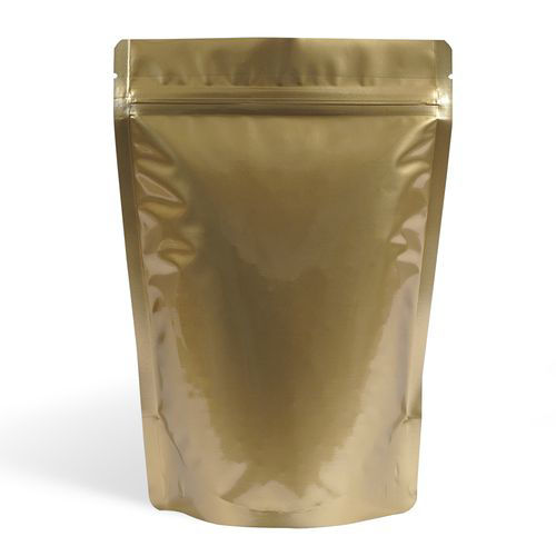 Picture of Stand Up Pouch With Zipper, Matt Gold, Carton Of 500 Pcs