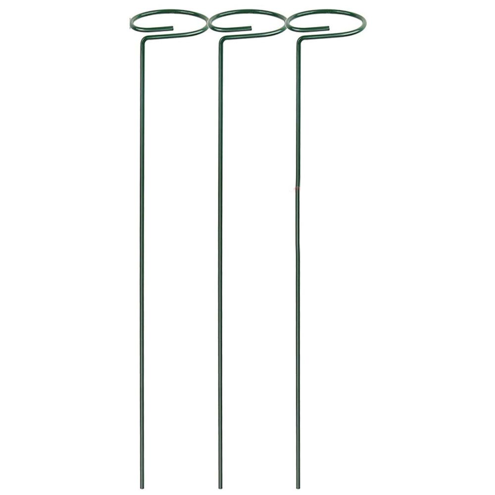 Buy Online Ecofynd Metal Plant Stakes, Green, 16 Inch, Set Of 3 In Uae 