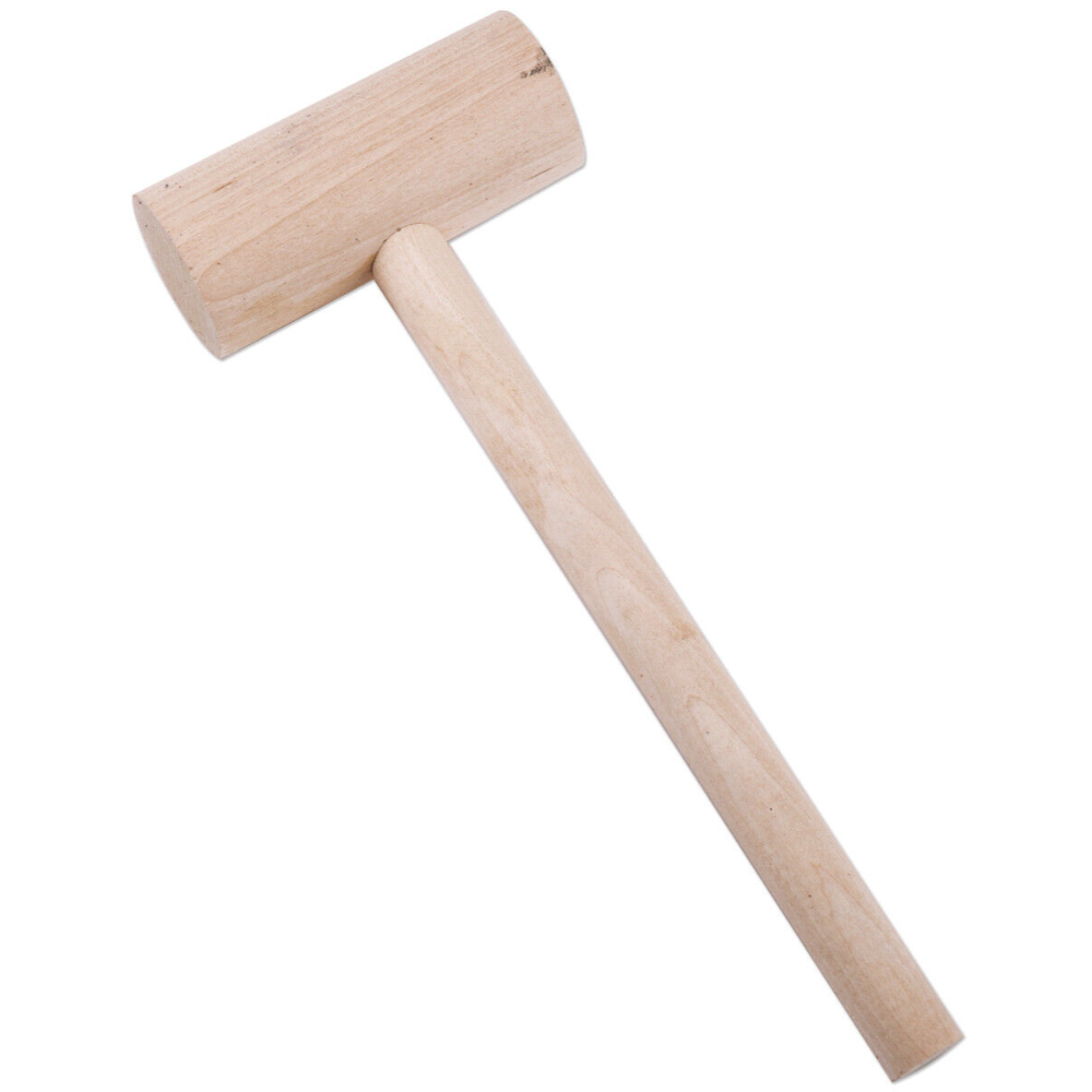 Picture of Realeather Crafts Wooden Mallet Head, 10inch, Handle W/4X1.75inch