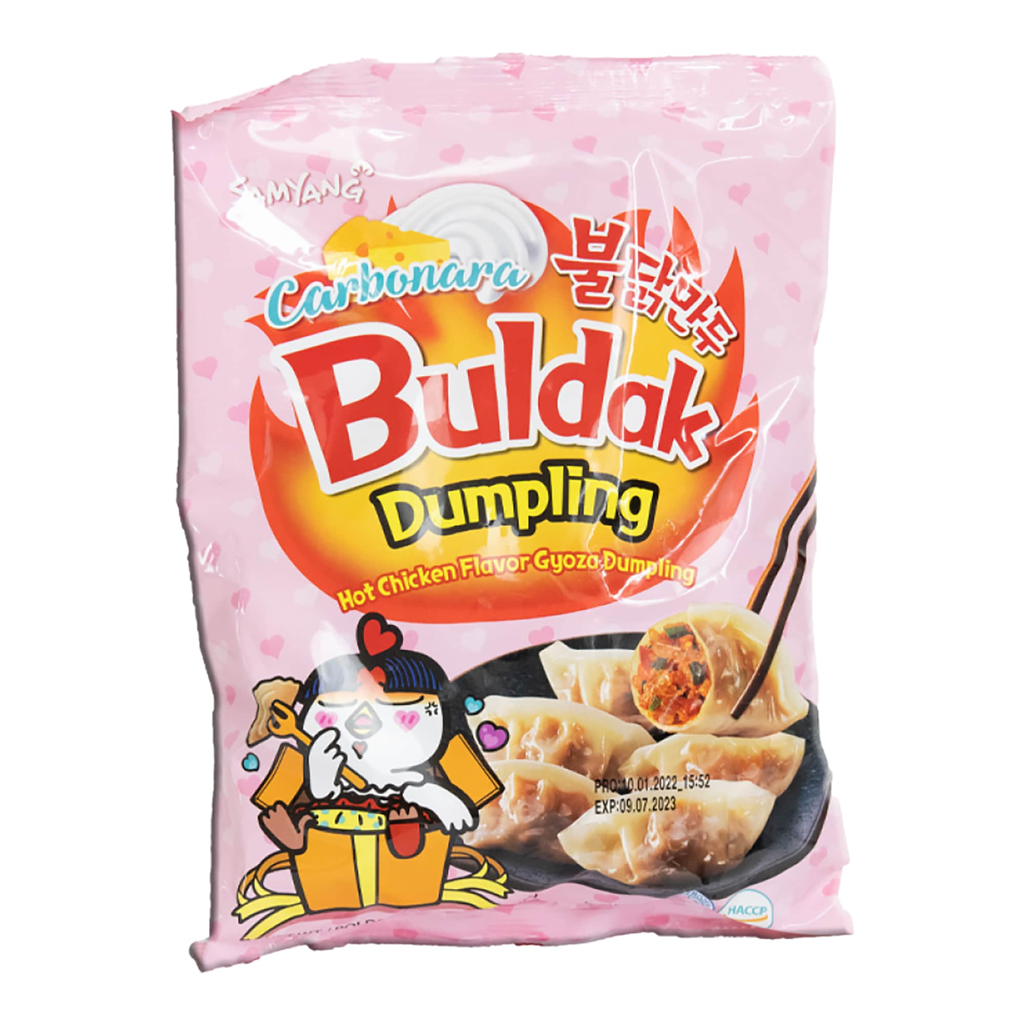 Buy Online Samyang Buldak Carbonara Gyoza Dumpling, 600g - Carton Of 12 ...