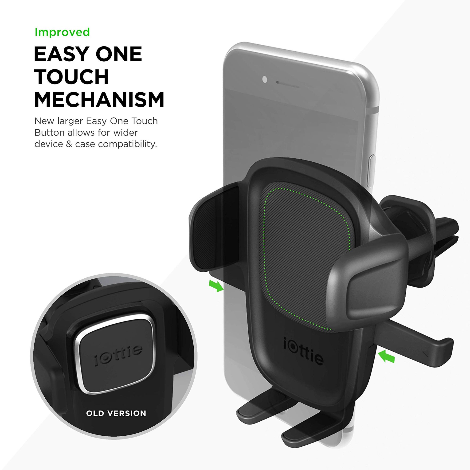 Buy Online iOttie Easy One Touch 5 Air Vent Car Mount Phone Holder with